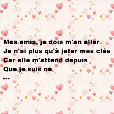 Quel pays Joe Dassin chante-t-il ?