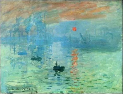 Qui a peint "Impression soleil levant" ?