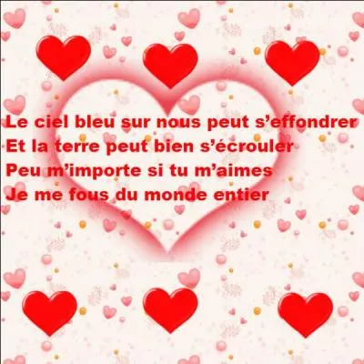 Quelle femme a chanté "L'hymne à l'amour" en premier ?