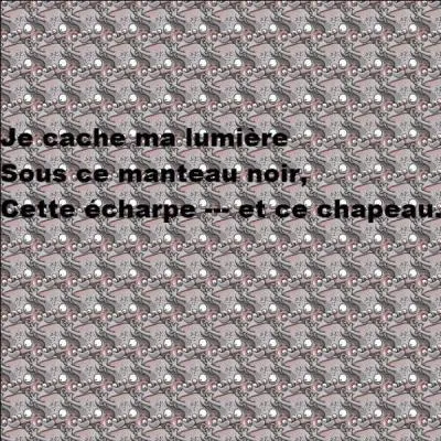 Complétez les paroles de la chanson "Un Monstre À Paris" !