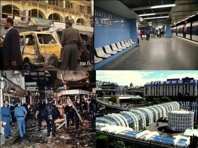 Le 20 mars 1986 ; une bombe explose dans la galerie Point-Show aux champs Elysées. Une autre bombe devait exploser dans un autre lieu, elle a été désamorcée.
Quel devait être le lieu de cet attentat ?