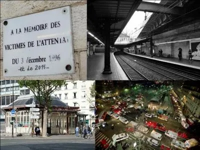 Après l'attentat du 3 décembre 1996 et jusqu'au 7 janvier 2015, une période de tranquillité s'ouvre pour la France. Comme celui du 25 juillet 1995, il touchera les transports en commun parisien. Pire, il se passera dans une station voisine ! 
Quel endroit a-t-il touché ?