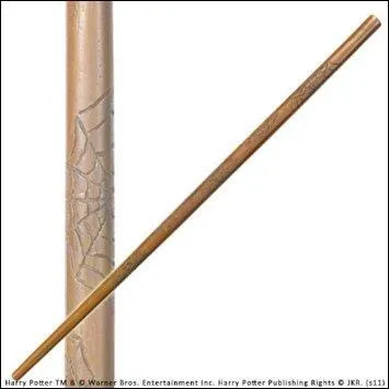 Sa baguette est faite en acajou et mesure 27, 50 cm.
A qui appartient cette baguette ?