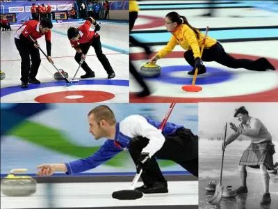 Une pierre d'Ecosse, de la glace, beaucoup d'adresse et quelques objets &eacute;tonnant dans une activit&eacute; sportive. Si vous &ecirc;tes le lanceur, essayez de bien viser pour tout ramener &agrave; la &laquo; maison &raquo;.Quel est ce sport ?