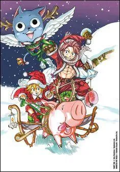 Avec quel manga la série "Fairy Tail" s'est-elle associée pour fêter Noël ?