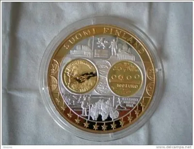 La Finlande a émis un pièce en argent et or de 100 . Qu'en pensez-vous ?