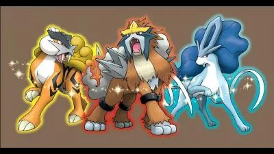 Entei, Suicune et Raikou sont de magnifiques bêtes légendaires, mais une théorie dit qu'ils seraient la méga-évolution de quels autres Pokémon ? (bien entendu ce sont des légendaires, ils ne peuvent pas être l'évolution de quelque chose.)