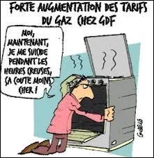 L'une de ces entreprises n'est pas fournisseuse de gaz. Laquelle est-ce ?