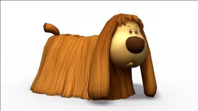 La petite Margote s'amuse sur le manège du père Pivoine et retrouve son ami le chien. Quel est son nom ?