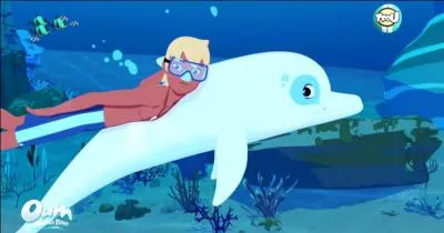 Comment s'appelle ce dauphin blanc vu dans une série télévisée des années 70 ?