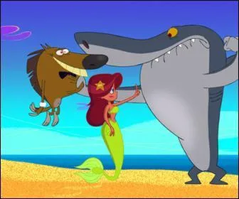 « Zig et Sharko » ou « La sirène, la hyène et le requin », est une série télévisée d'animation française.
Quel nom porte l'hyène ?