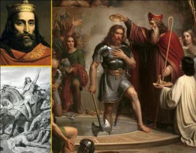 Selon les historiens, quelle bataille gagnée contre les Alamans, est associée à la conversion du roi des Francs Clovis au christianisme par son baptême à Reims  ?