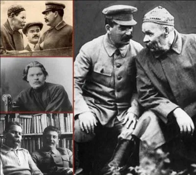 Proche de Lénine et des révolutionnaires, choisi par Staline pour être le représentant du réalisme socialiste, quel est l'écrivain russe dont Staline porta le cercueil lors de ses funérailles sur la place Rouge le 20 juin 1936 ?