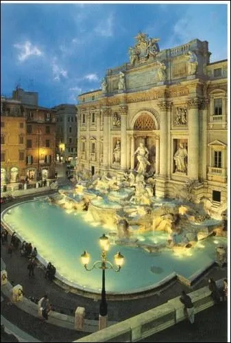 Dans quelle ville italienne se trouve la fontaine de Trevi ?