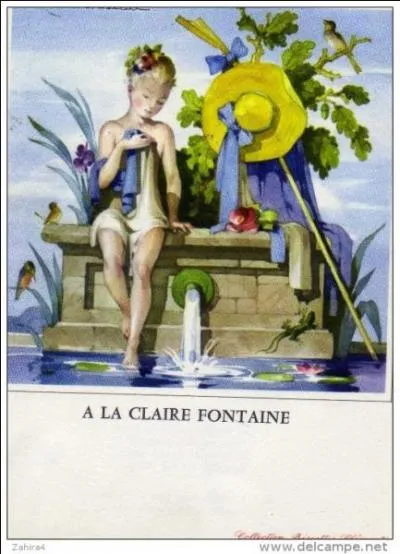 Complétez les paroles de la chanson traditionnelle "A la claire fontaine" : "A la claire fontaine, m'en allant promener, j'ai trouvé l'eau si belle, que je m'y suis baigné..." :