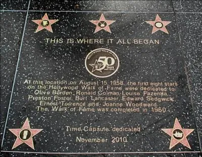 Tant d'étoiles ! Qui décide d'attribuer une étoile sur le walk of fame à LA (Los Angeles)  ?