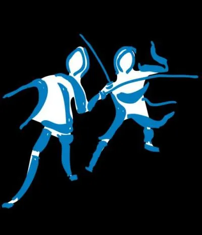 Coup de fleuret ou d'épée, en escrime : bo...