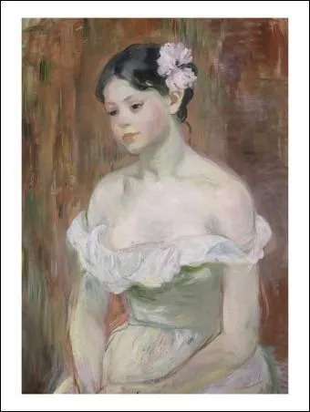 Qui a peint "Décolleté, la fleur aux cheveux" ?