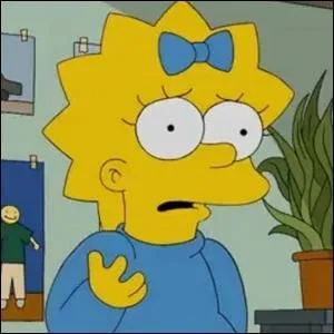 De quelle couleur est la tétine de Maggie ?