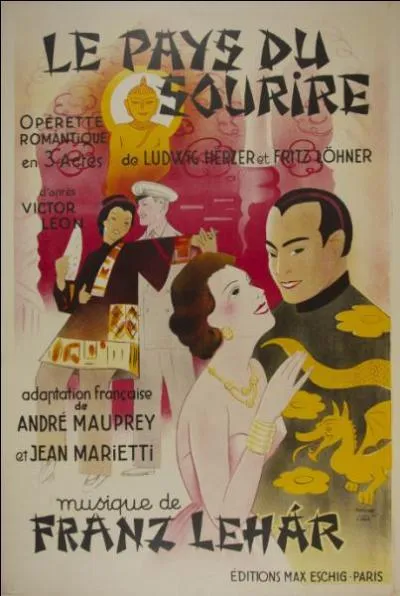 Dans "Le pays du sourire" de Franz Lehàr, dont l'action se déroule en Chine, le nom du héros évoque un chanteur français bien connu d'aujourd'hui : lequel ?