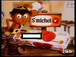 Quel était le nom d'une marque de biscuits au chocolat produite par la biscuiterie de Saint-Michel ?