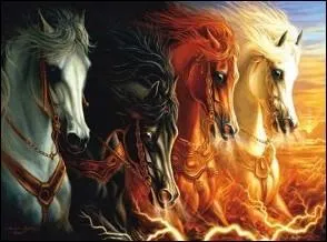 Le cheval caracole en tête des animaux qui ont peuplé le bestiaire imaginaire. Quel était le nom du troisième des 4 chevaux de l'apocalypse ?