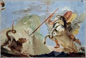 Ce tableau représente Bellerophon et Pégase, Quel peintre en est l'auteur ?