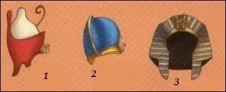 Quelle coiffe portaient les pharaons en période de guerre ?