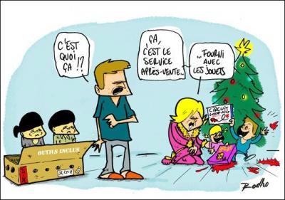 Combien de cadeaux chaque enfant en France reçoit-il en moyenne ?