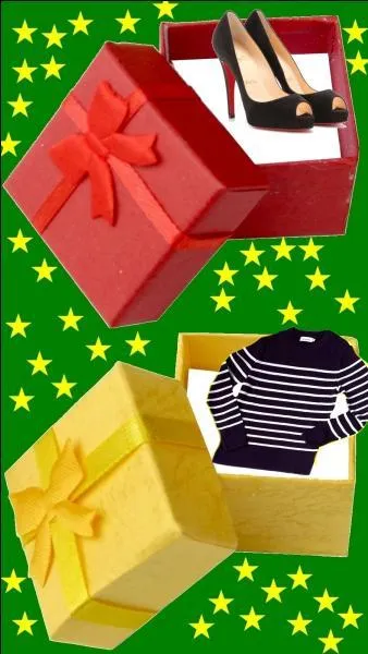 Quelle est la couleur du cadeau pour la petite Isabelle Adjani ?