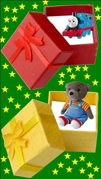 Quelle est la couleur du cadeau pour le petit Jean-Jacques Annaud ?