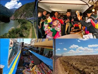 C'est un train particulièrement intégré dans la ville, à tel point que le marché doit « s'ouvrir puis se refermer » à son passage. Vous ferez un voyage qui vous fera chatouiller les nuages, vous monterez à 4 438 m d'altitude. Vous pourrez observer les locaux pendant leurs travaux.
Quel est ce train ?