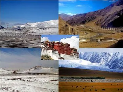 Vous voulez atteindre le toit du monde sans effort ? Très bien, il vous suffit de voyager sur cette ligne. Vous aurez tous la sécurité nécessaire, un médecin, de l'oxygène à profusion Normal, on atteint 5 072 m et la gare la plus haute culmine à 5 068 m ! 
Quelle est cette ligne ?