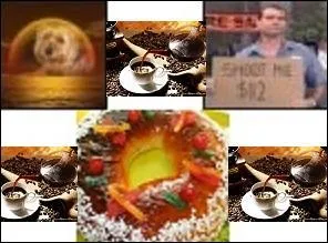 Vous avez compris que je ne vous propose pas un petit déjeuner digne de ceux de Nwt. Vous n'allez donc pas vous régaler avec cette délicieuse pâtisserie faite de farine, ufs, levain, ------ et ------, que je dois partager avec Djekill !