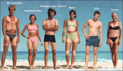 Je nage dans le bonheur ! - En tout cas tu nages pas dans ton tee-shirt !