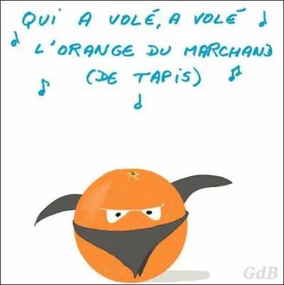 Quel chanteur a composé et interprété la chanson, 'L'orange' ?