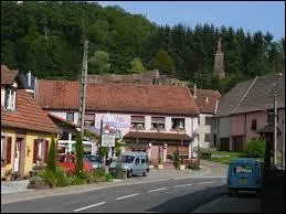 Village lorrain du Pays de Bitche, près de la frontière allemande, Walschbronn se situe dans le département ...
