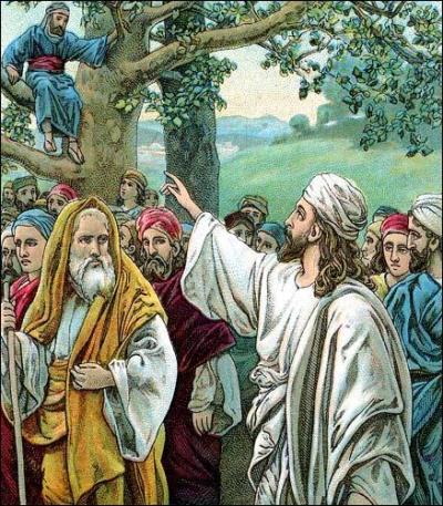 Petit homme, désireux de voir Jésus, il monta sur un sycomore : qui est-il ?
