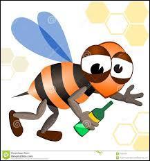 Une abeille peut être ivre-morte !
