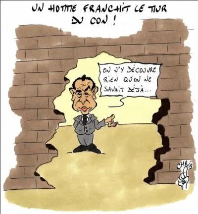C'est au pied du mur qu'on voit ...