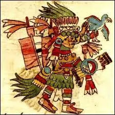 Ce fut le tour de Xipe Totec, le dieu du feu. Il créa un Soleil rouge aux rayons flamboyants... Qui brûlèrent la Terre toute entière. Quels animaux furent les seuls survivants ?