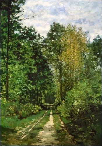 Qui a peint "Le chemin dans la forêt" ?