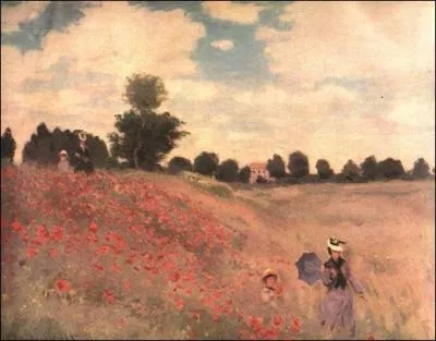 Qui a peint "Les coquelicots" ?
