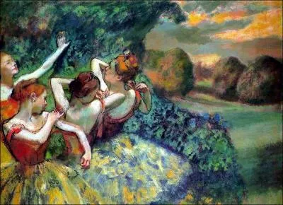 Qui a peint "Quatre danseuses" ?