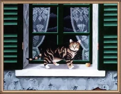 Qui a peint "Le chat à la fenêtre" ?