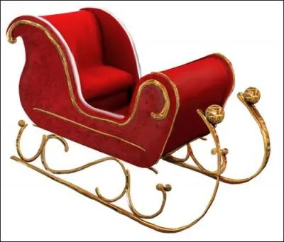 Avec quel moyen de transport le Père Noël voyage-t-il ?