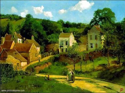Qui a peint "les Coteaux de l'Hermitage à Pontoise" ?