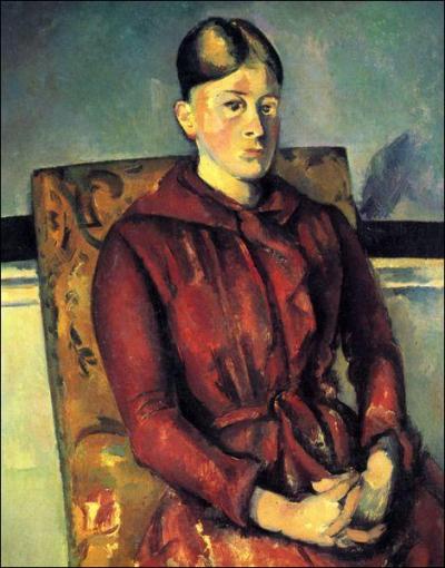 Qui a peint "Madame Cézanne dans un fauteuil rouge" ?