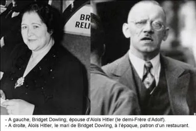 Reparlons du demi-frère d'Adolf, Aloïs Hitler. Il n'a jamais été mêlé au nazisme, mais a su profiter de son « frangin » en profitant de sa position et en exploitant son nom. Mais, ce personnage n'était pas si « honnête » que cela. Il a été condamné pour 2 crimes ou délits.
A vous de trouver pour quel crime ou délit il N'A PAS été condamné !