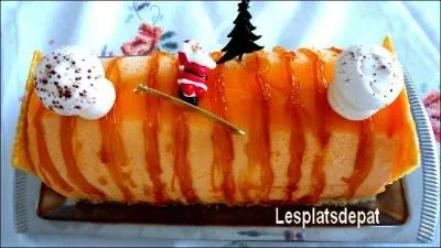 Pour le temps des Fêtes, on peut acheter une belle bûche à la clémentine comme sur la photo. Mais au naturel que contient la clémentine ?